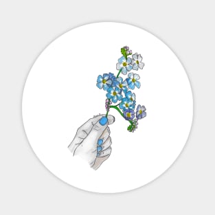 forget me not Magnet